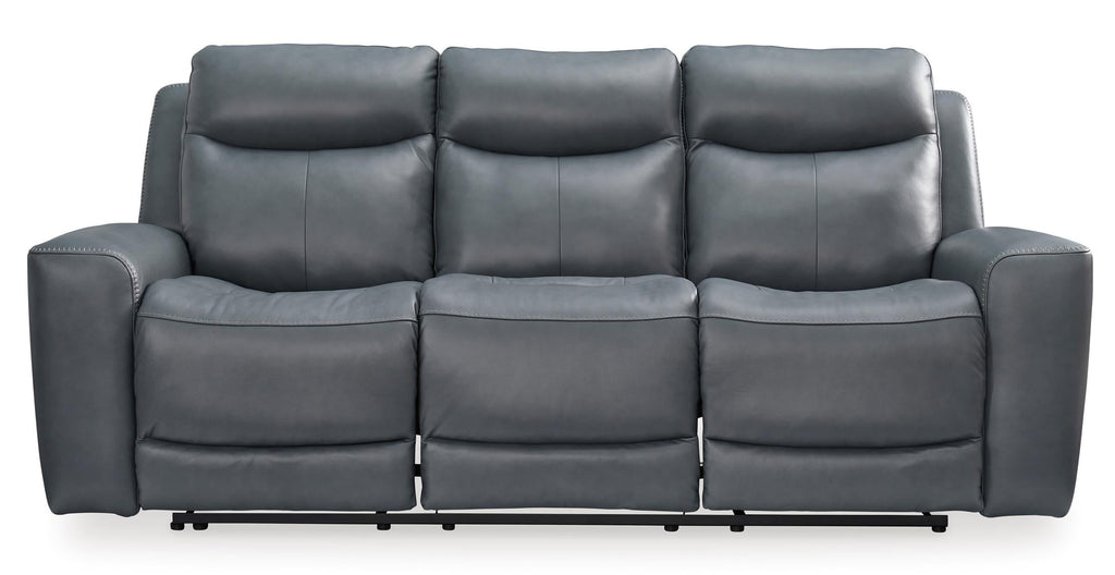 Mindanao Power Reclining Sofa - Steel