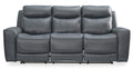 Mindanao Power Reclining Sofa - Steel