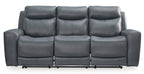 Mindanao Power Reclining Sofa - Steel