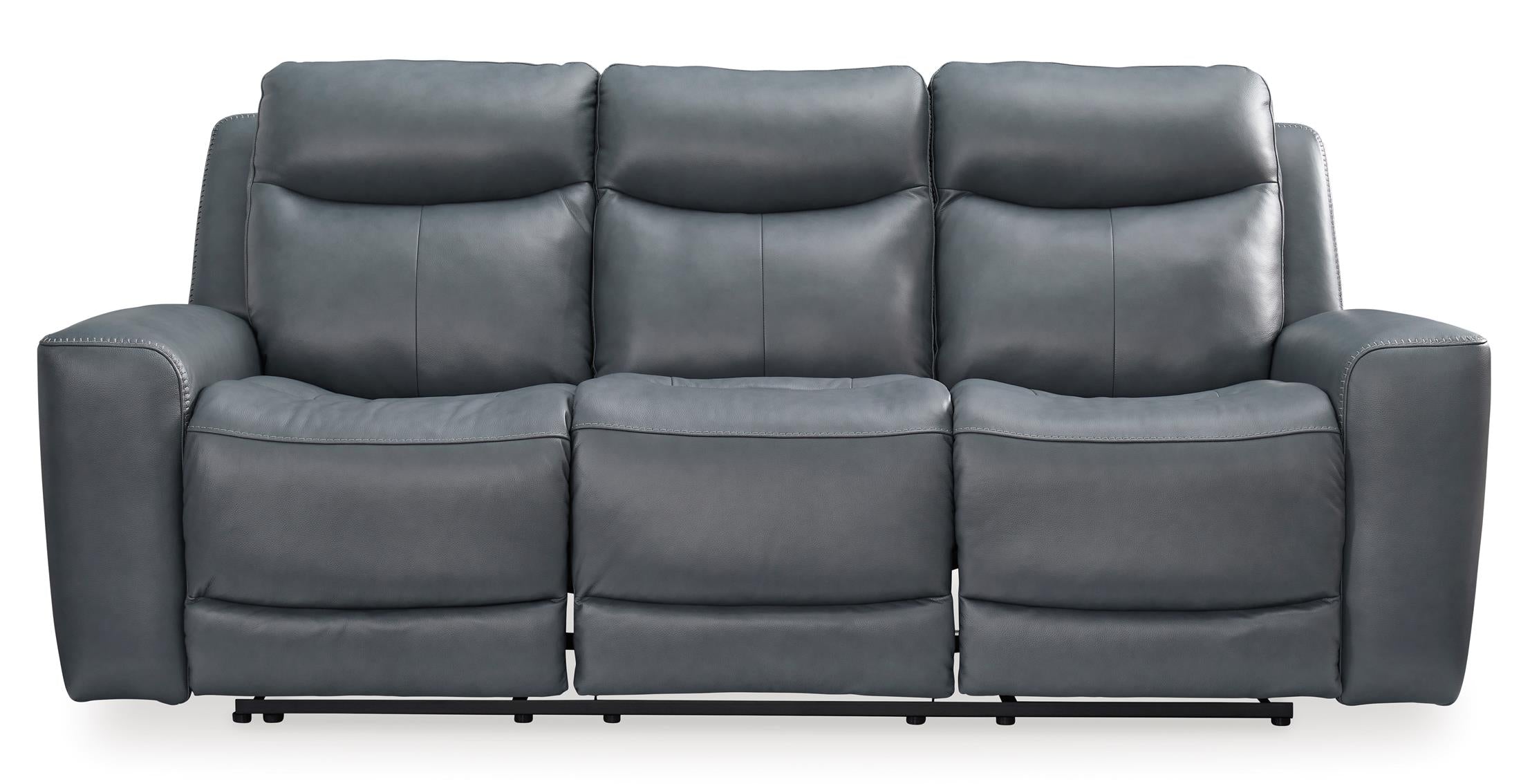 Mindanao Power Reclining Sofa - Steel
