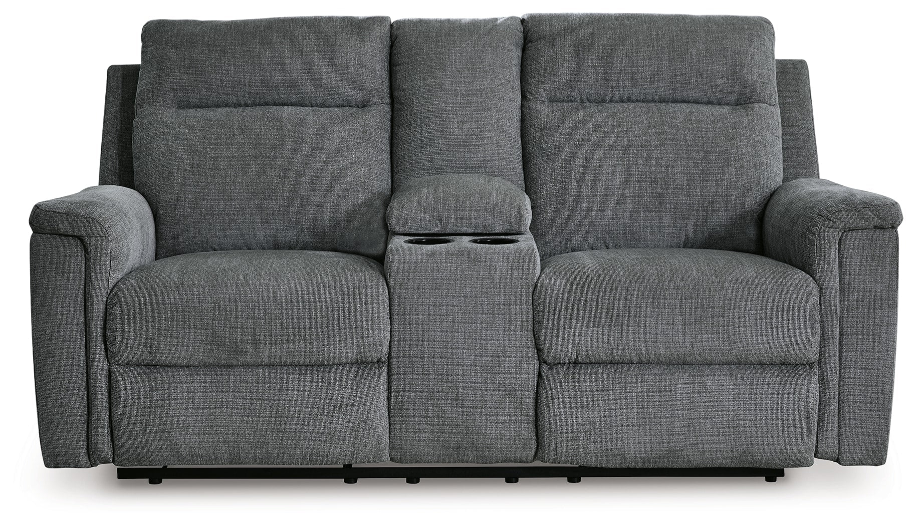 Barnsana Power Reclining Loveseat with Console - Fabric