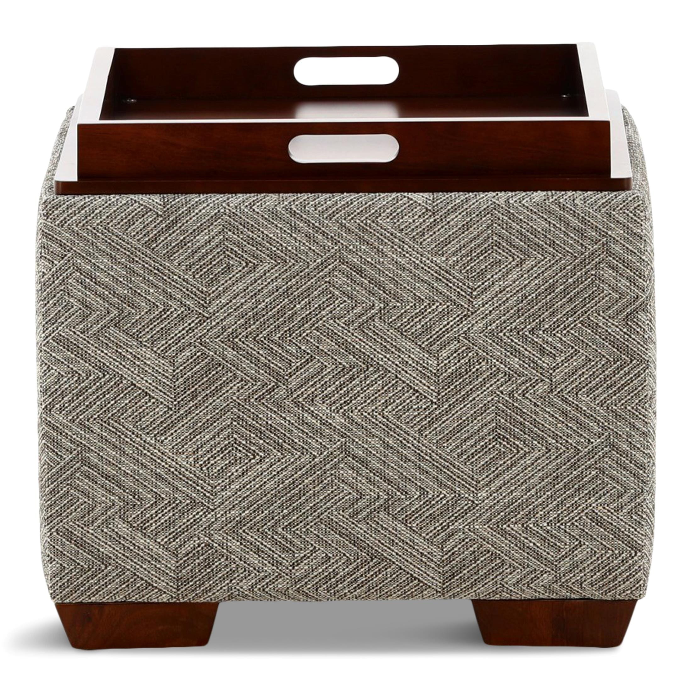 Leo Storage Ottoman with Tray