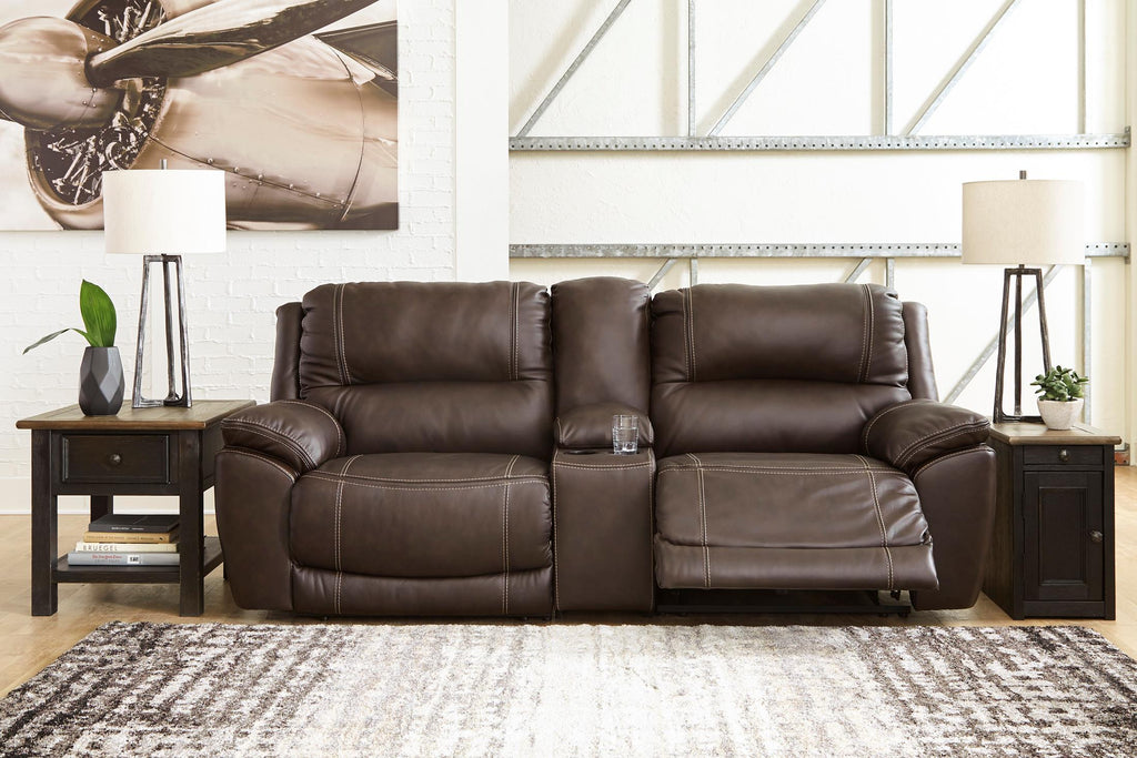 Dunleith 3-Piece Power Reclining Loveseat with Console - Set