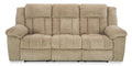 Tip-Off Power Reclining Sofa - Wheat