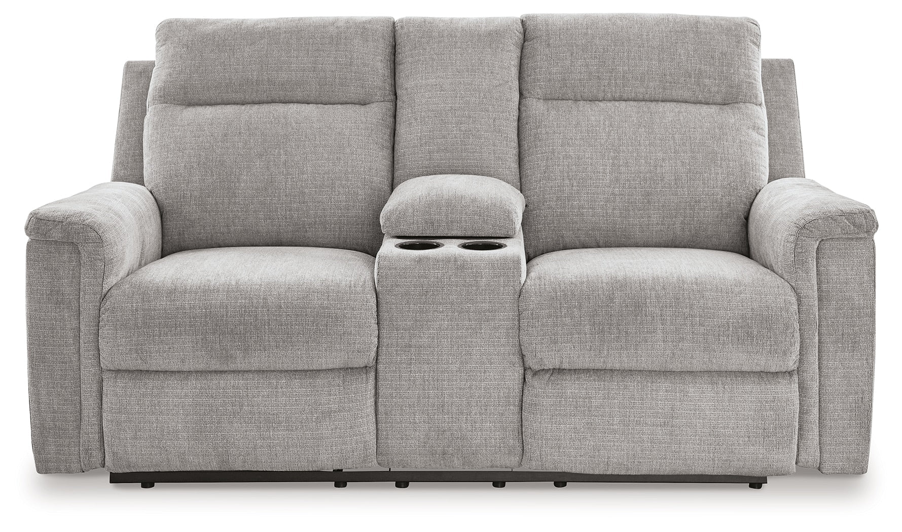 Barnsana Power Reclining Loveseat with Console - Fabric