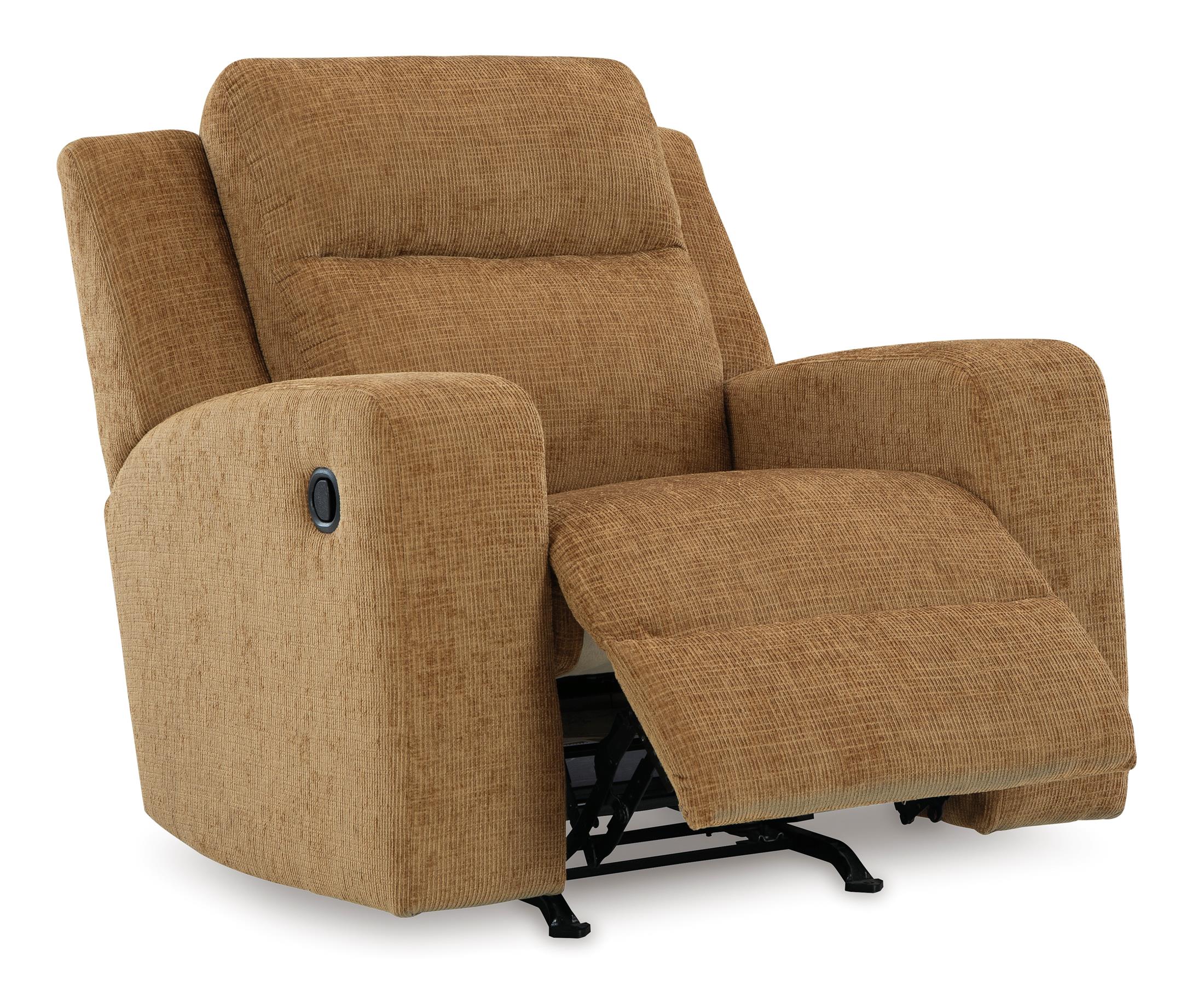 Kanlow Rocker Recliner - Honey