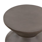 Lizzie Concrete Indoor Outdoor Accent Stool End Table - Coffee Table