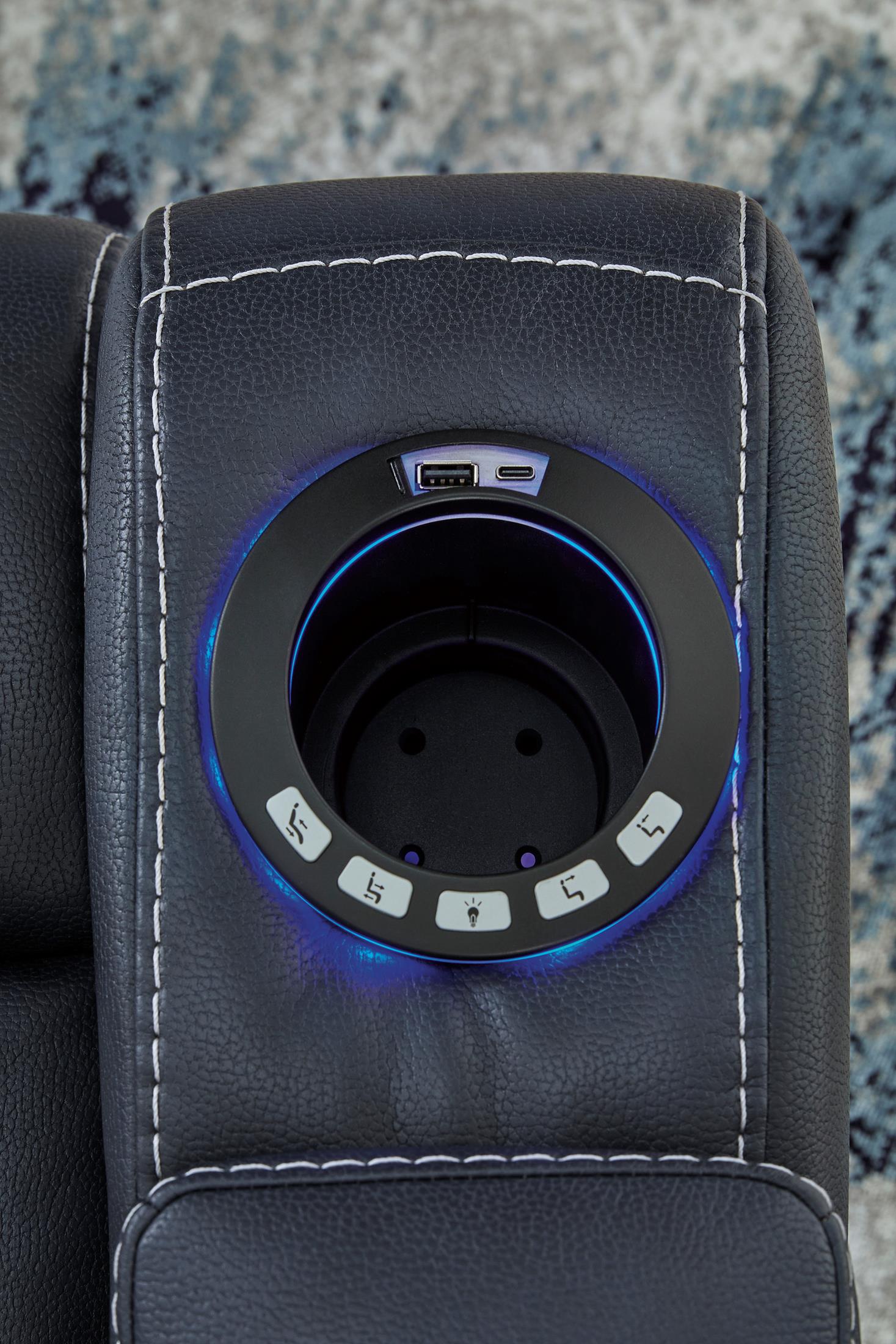 Feazada Power Rocker Recliner - Fabric