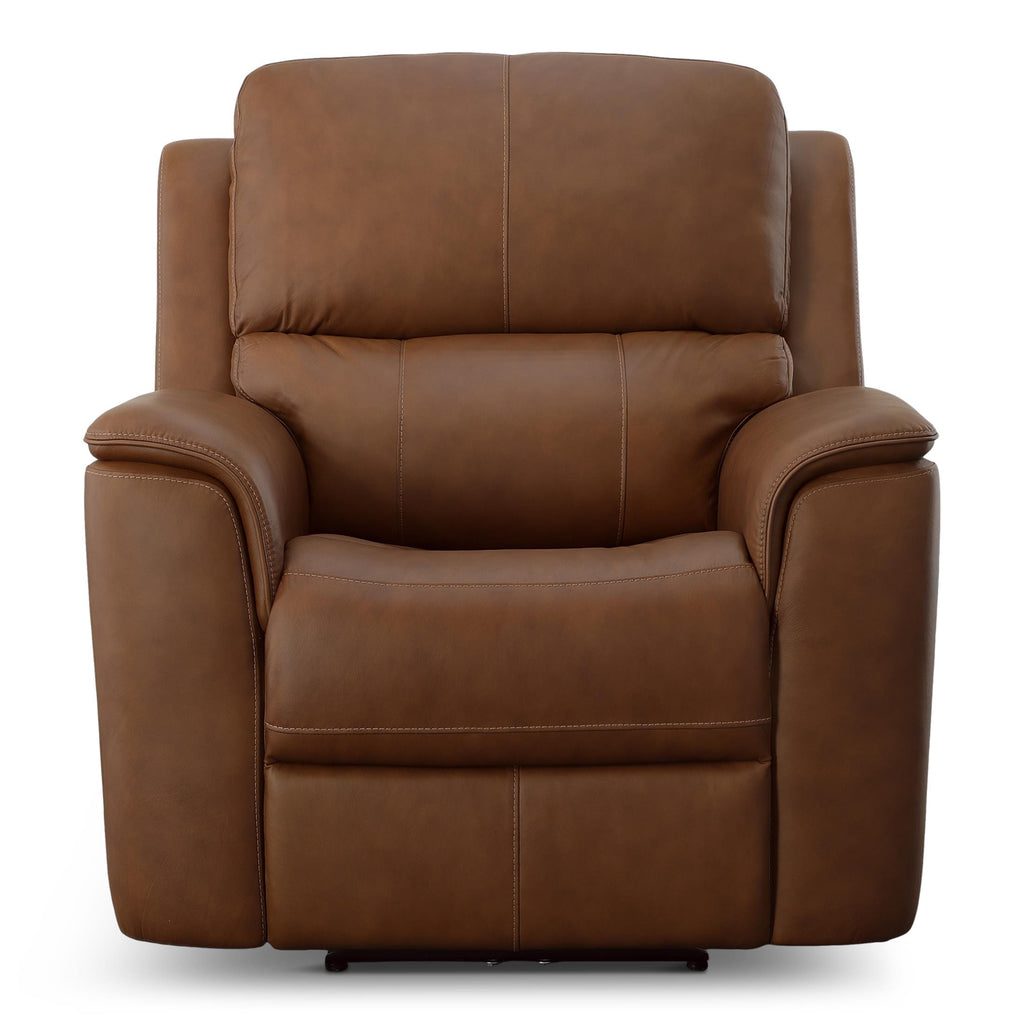Carmen Leather Power Recliner - Reclining