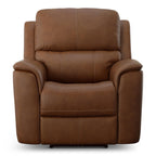 Carmen Leather Power Recliner - Reclining