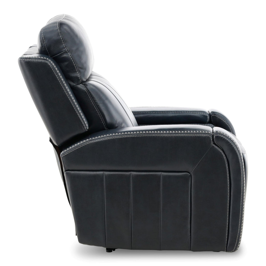 Hampton Leather Power Recliner - Reclining