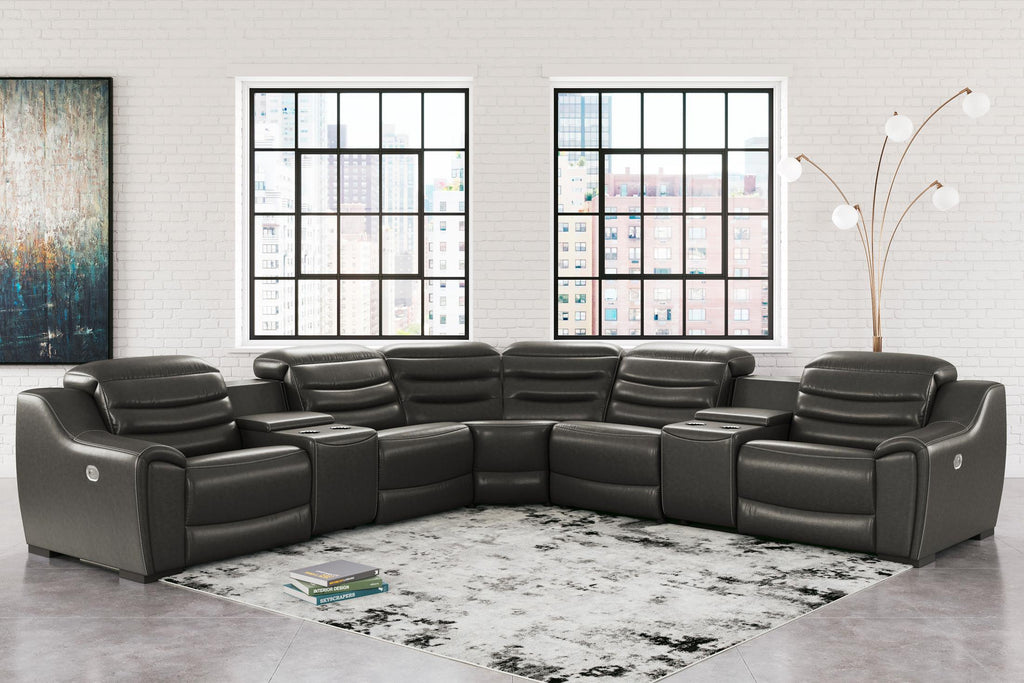 Center Line 7-Piece Power Reclining Sectional - Set