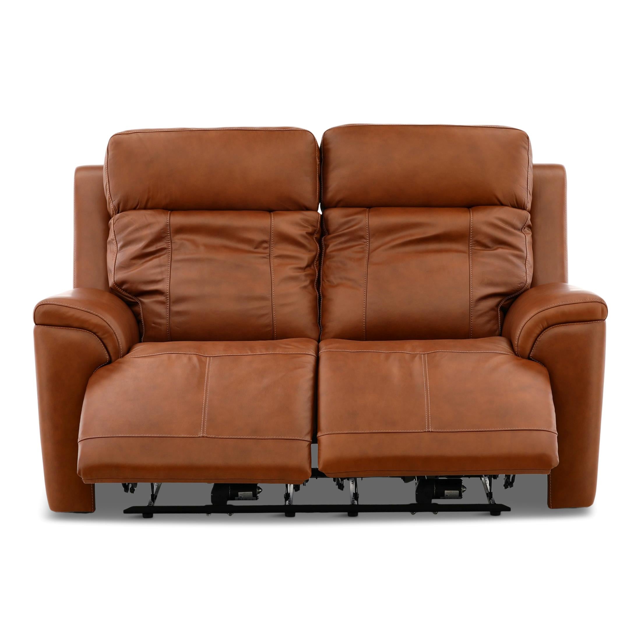 Adrian Leather Power Reclining Loveseat - Indoor