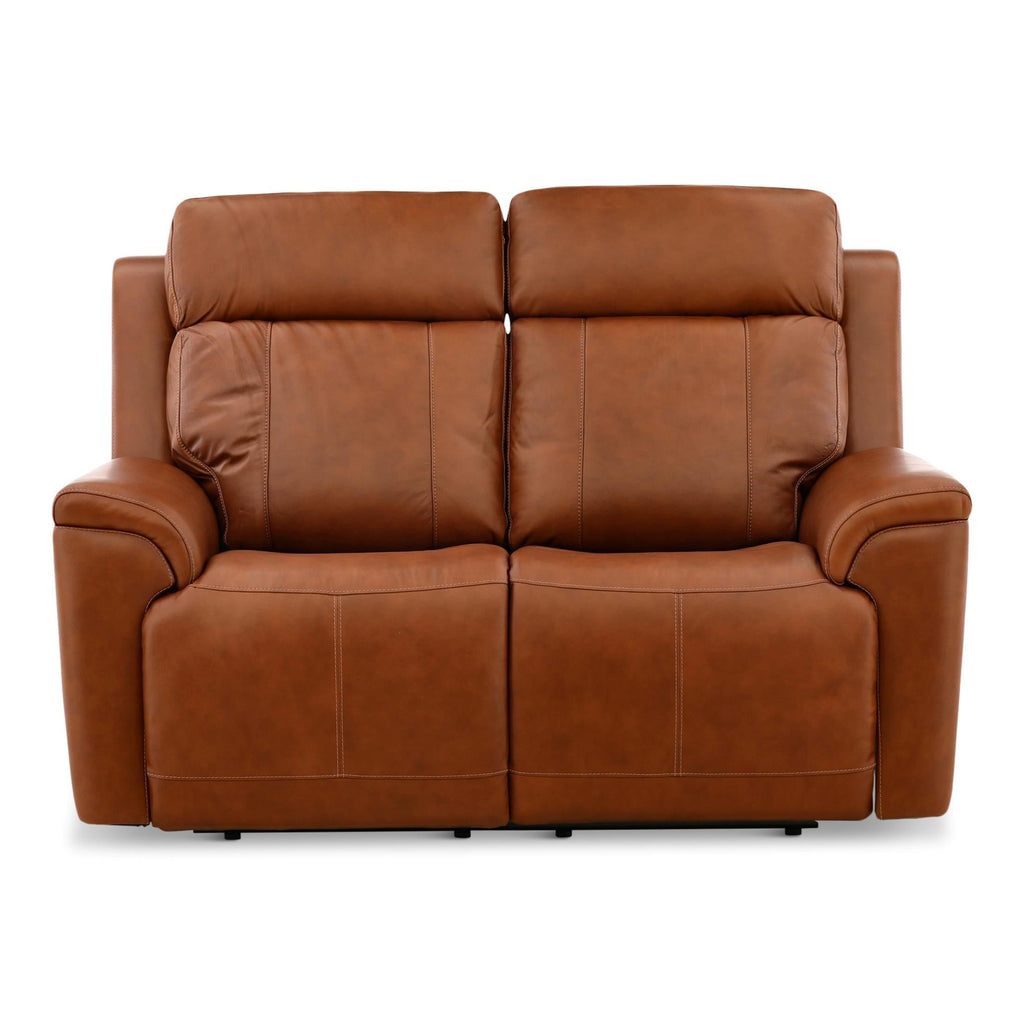 Adrian Leather Power Reclining Loveseat - Indoor