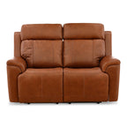 Adrian Leather Power Reclining Loveseat - Indoor