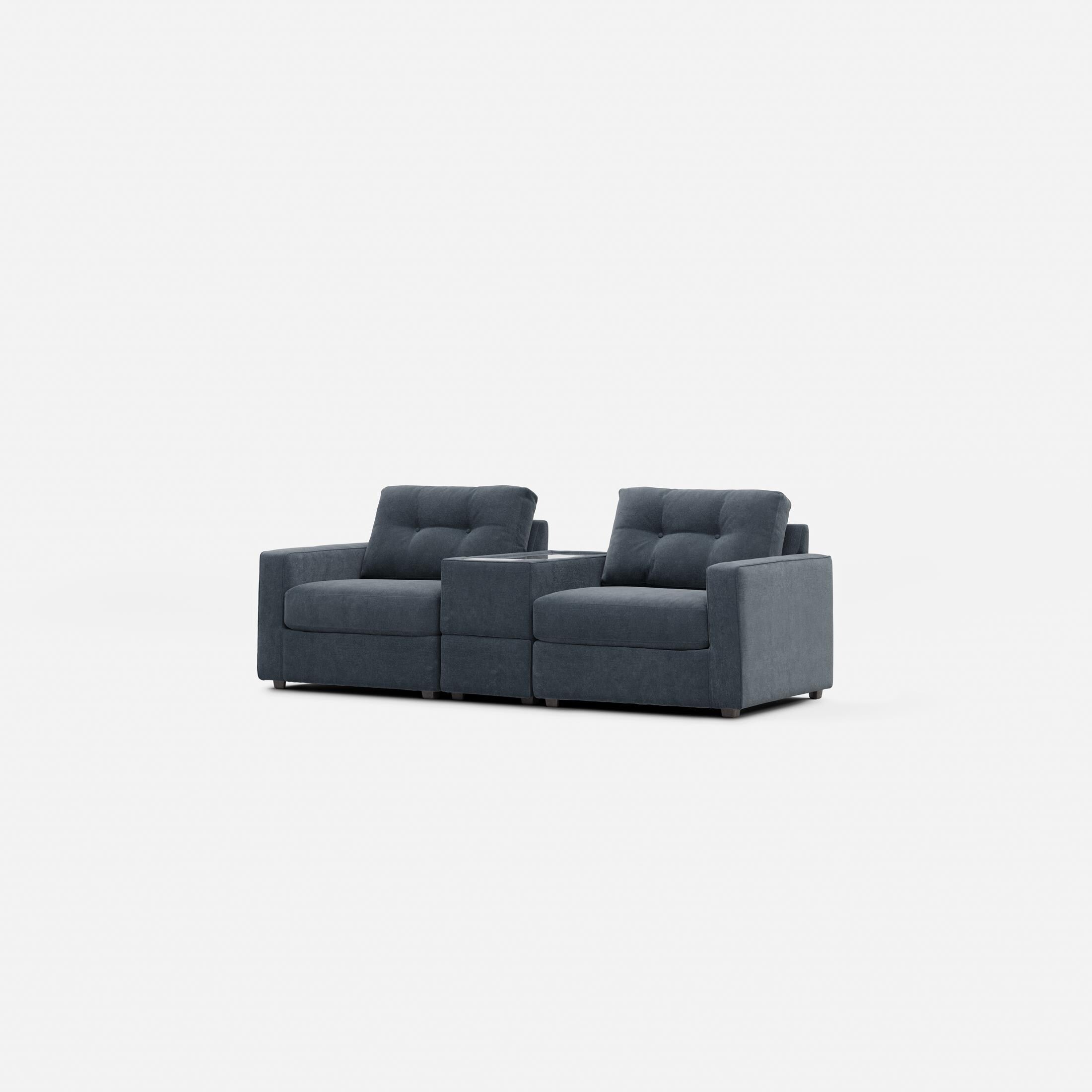 Modular 3-Piece Console Loveseat