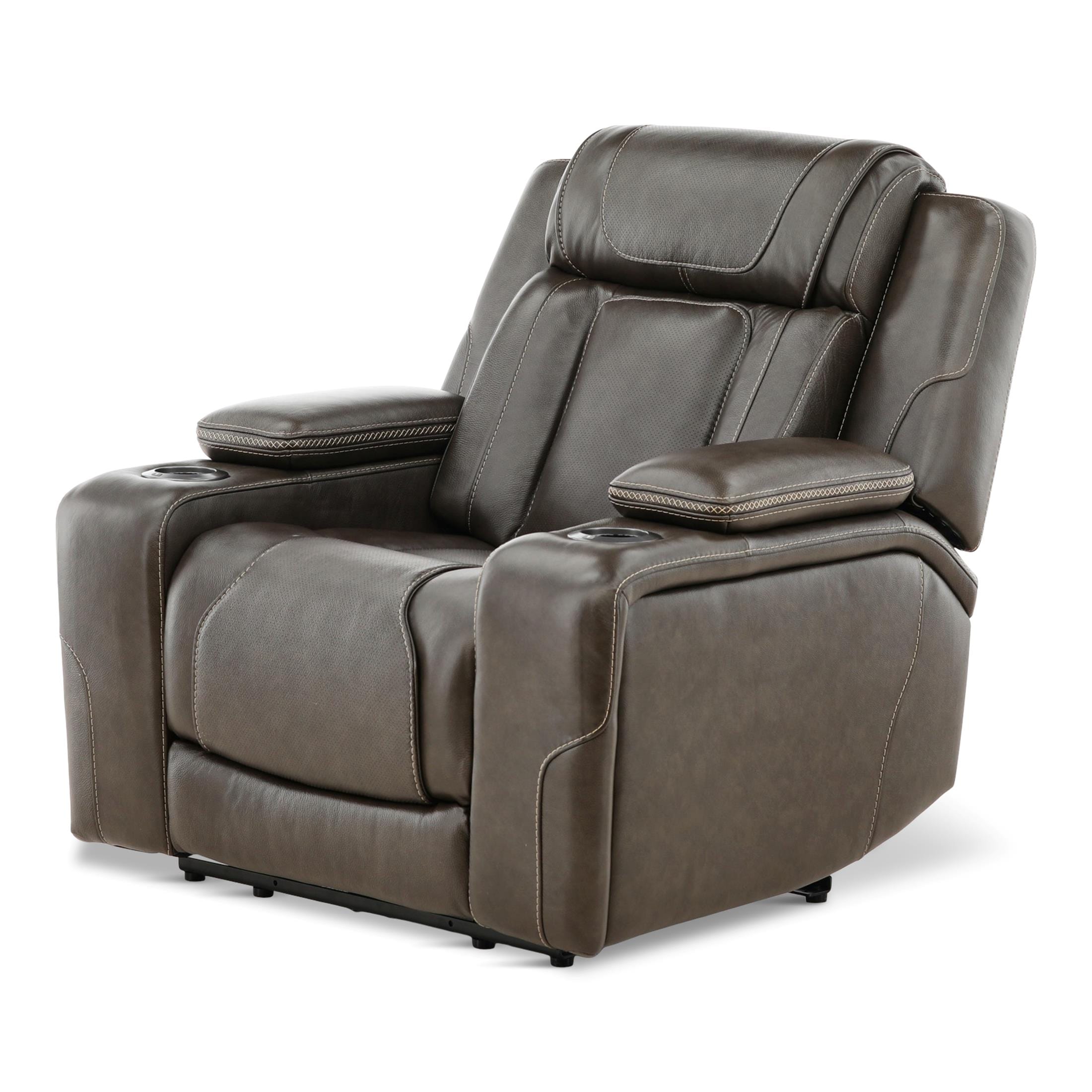 Denver Power Recliner - Leather