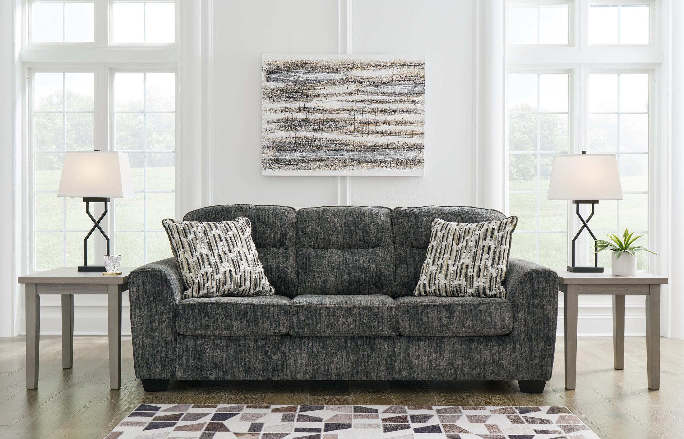 Lonoke Sofa - Gunmetal