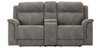 Next-Gen DuraPella Power Reclining Loveseat with Console - Fabric