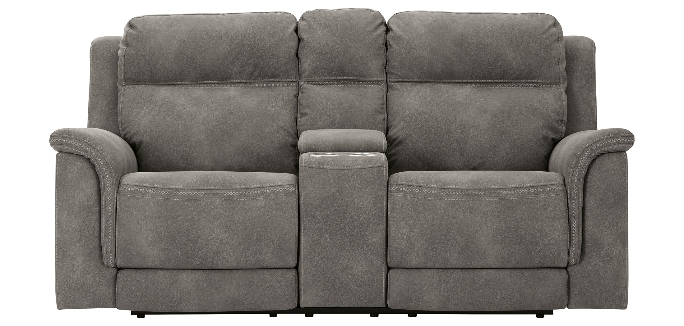 Next-Gen DuraPella Power Reclining Loveseat with Console - Fabric