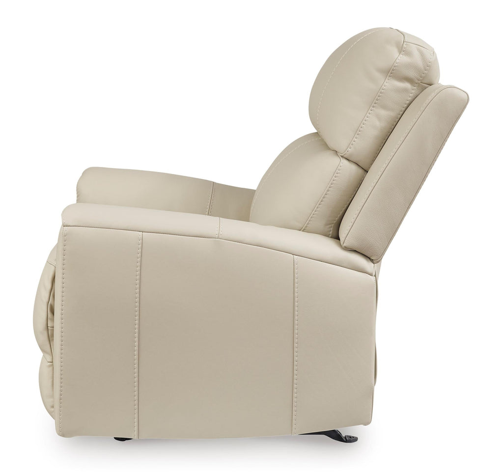 Dahlmoore Leather Power Rocker Recliner - Fabric