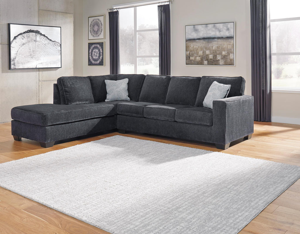 Altari 2-Piece Slate Sectional with Chaise - Set