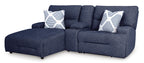 Acklen Place Left Facing 3-Piece Power Reclining Sectional Sofa with Chaise - Set