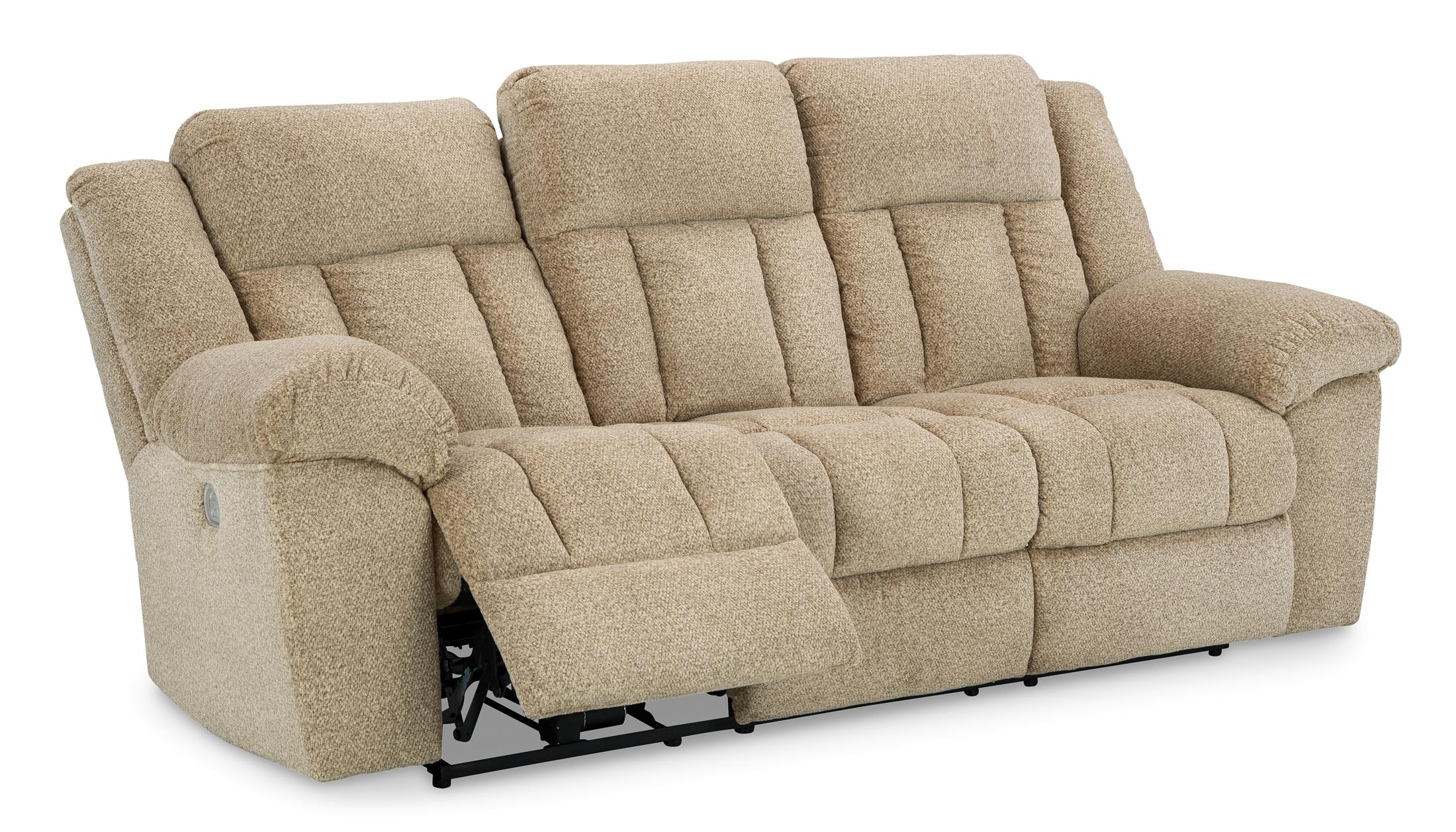 Tip-Off Power Reclining Sofa - Wheat