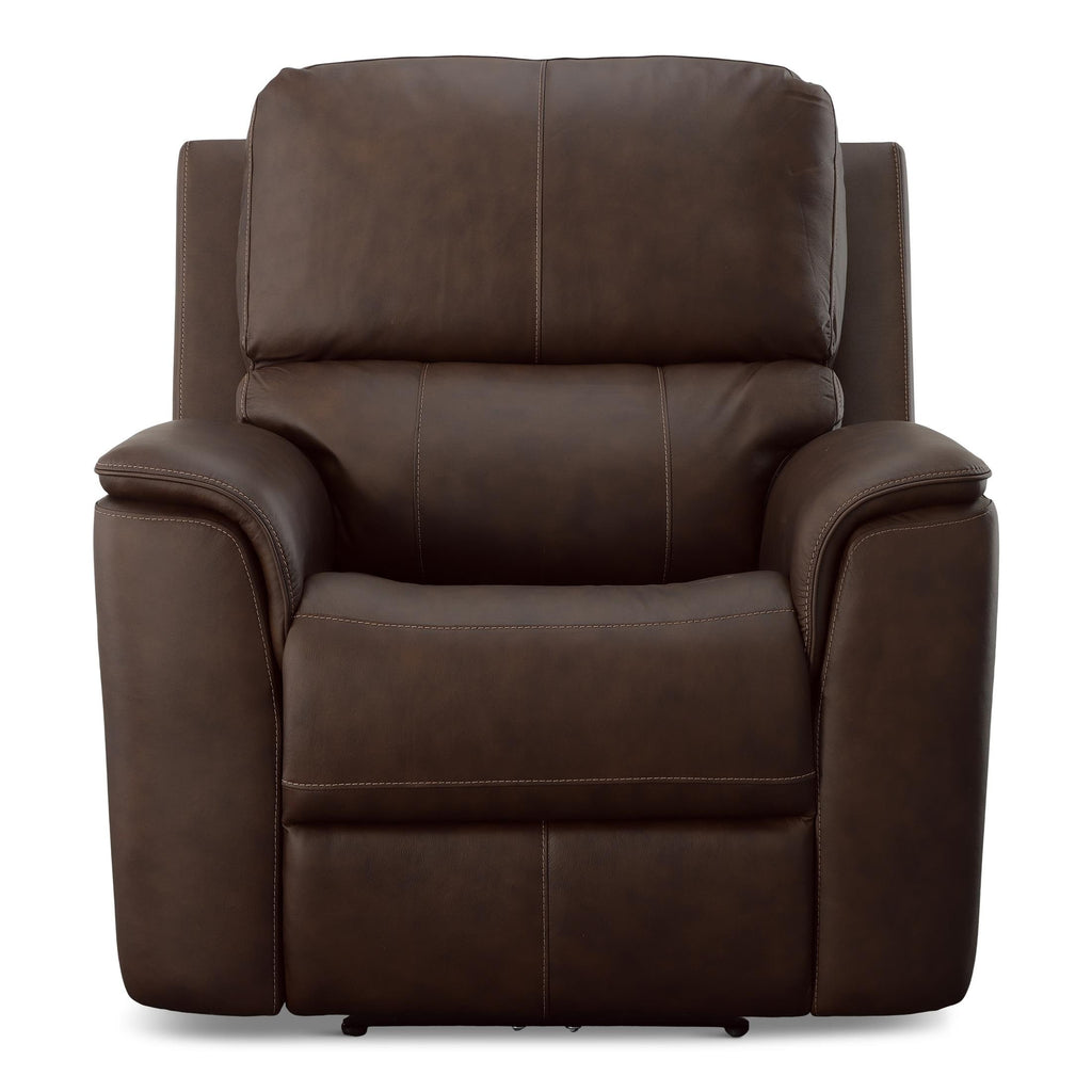Carmen Leather Power Recliner - Reclining