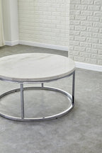 Casablanca Marble Top Coffee Table - Indoor