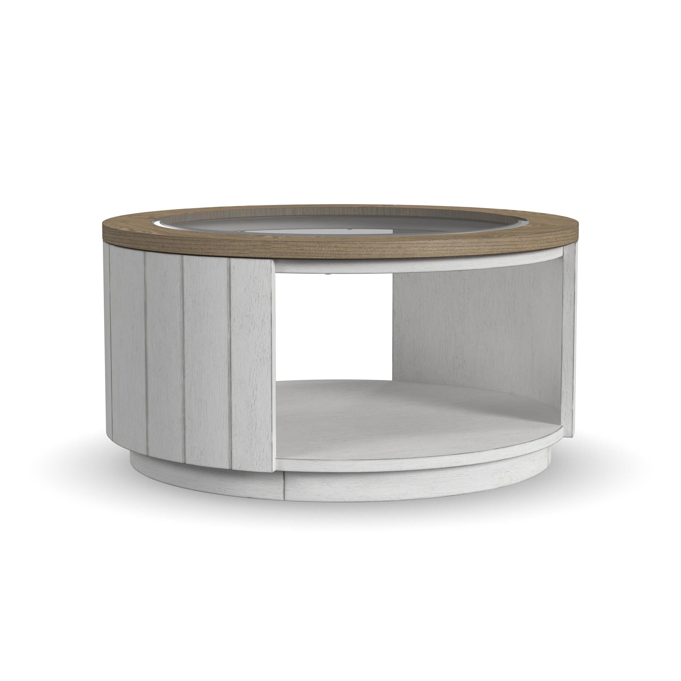 Melody Round Coffee Table with Casters - Indoor