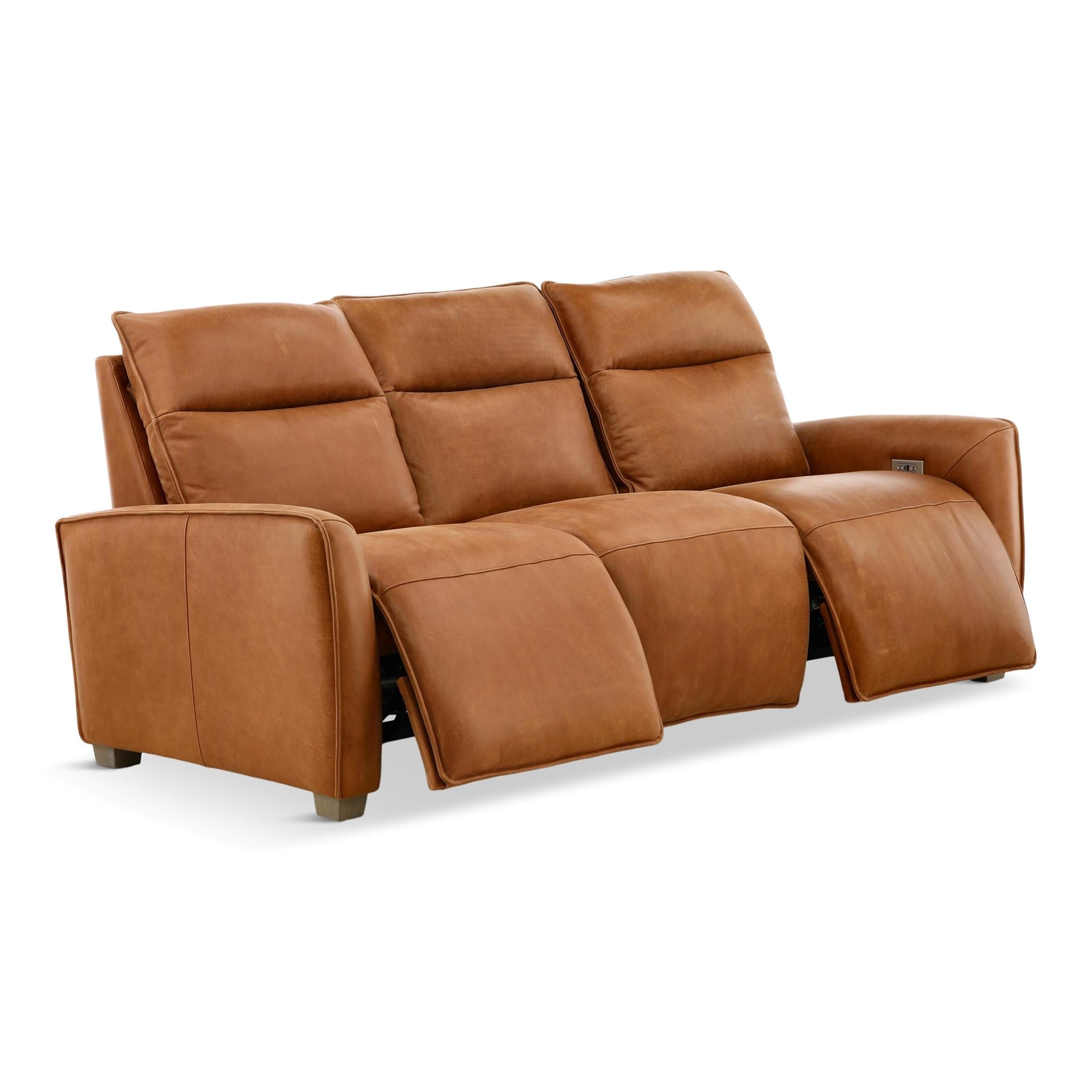 Sorrento Leather Power Sofa