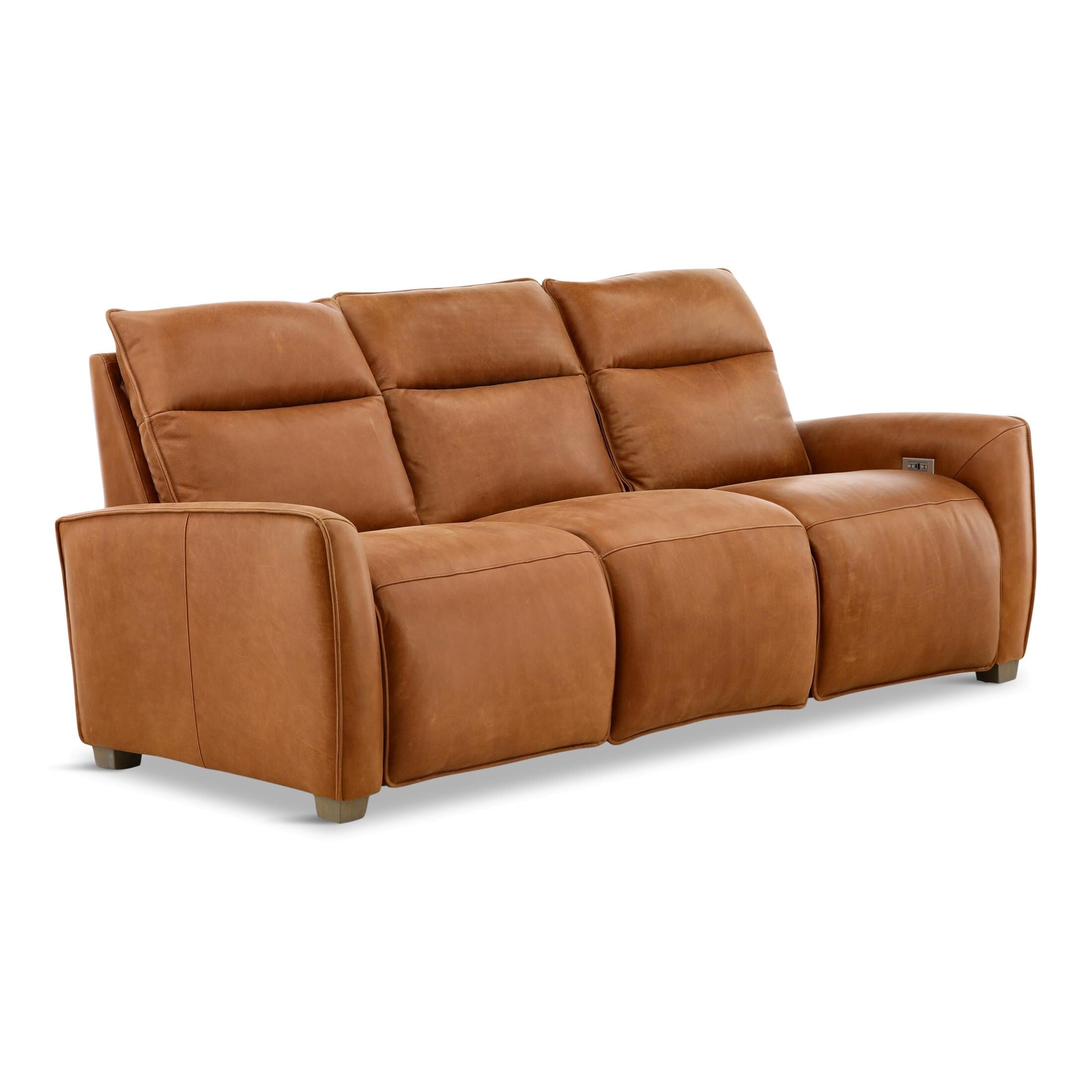 Sorrento Leather Power Sofa